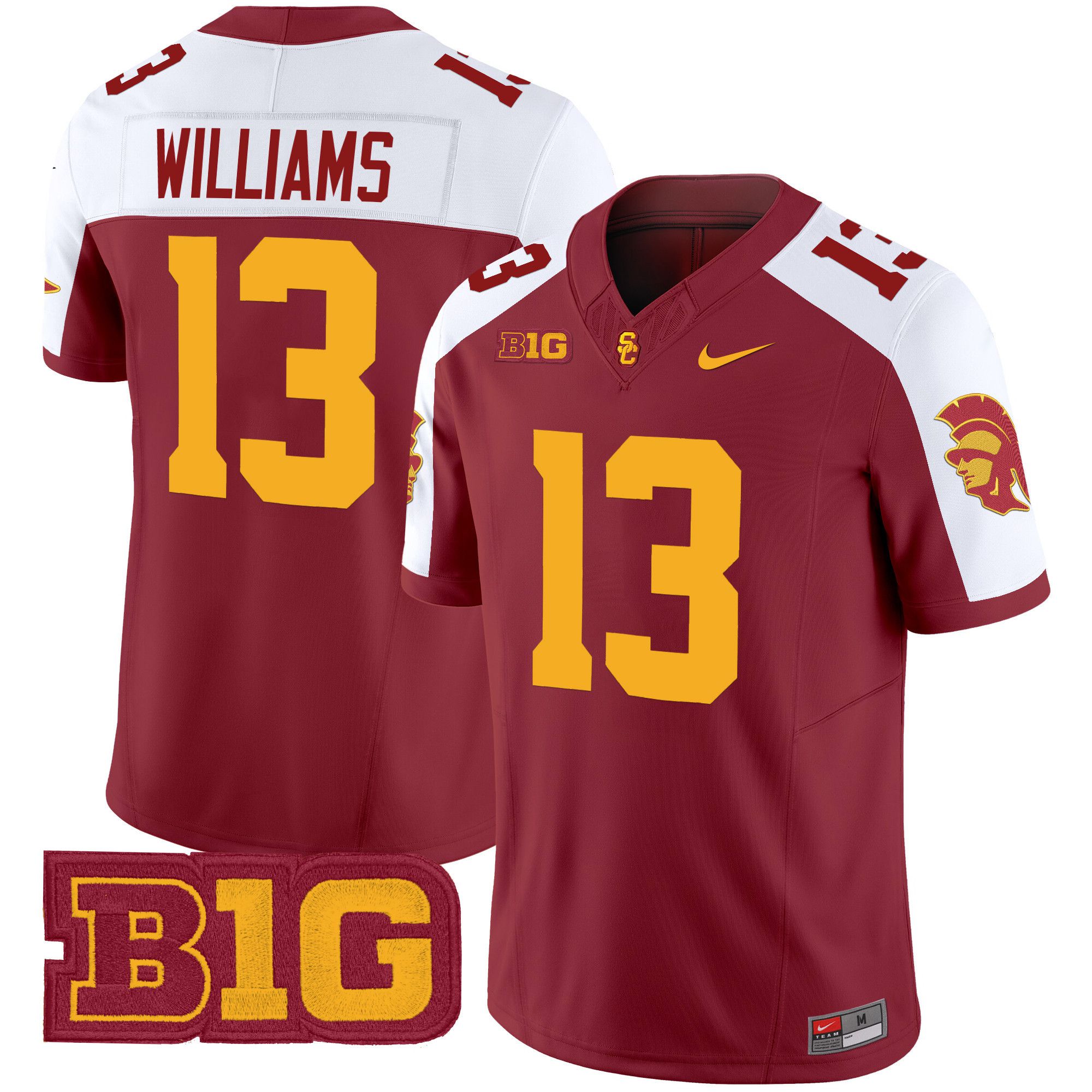 Men USC Trojans #13 Williams Red Nike 2024 Vapor Limited NCAA Jersey->ncaa teams->NCAA Jersey